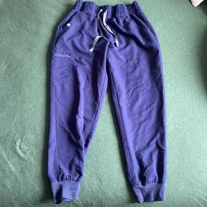 Figs High Waisted Navy Zamora Joggers